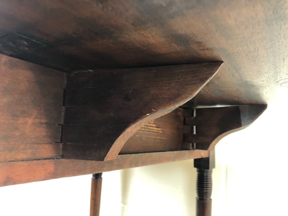 Small Antique Georgian mahogany Pembroke Table View VIII