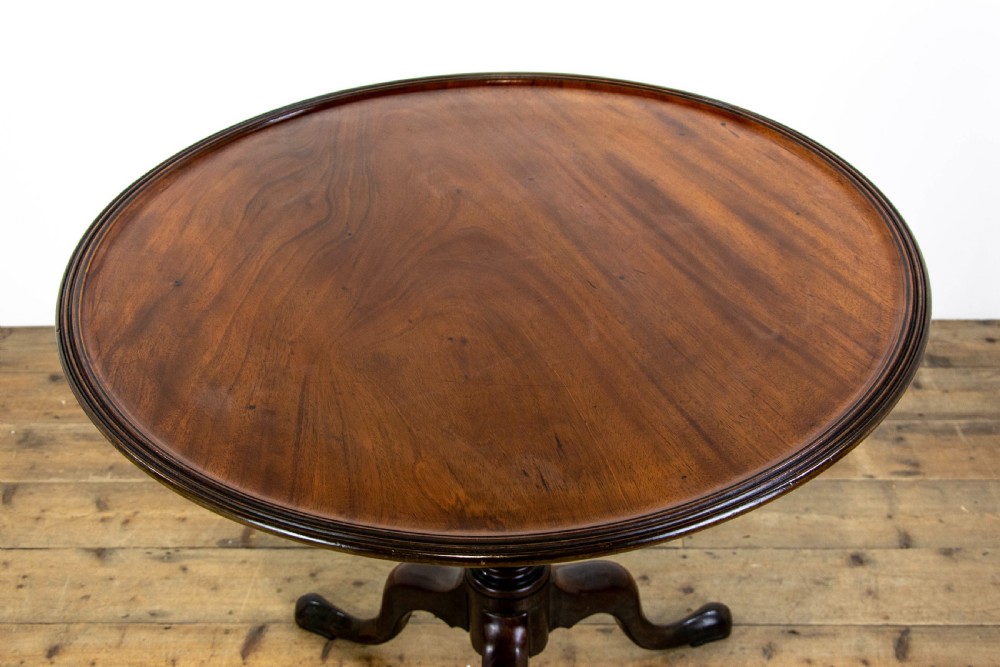 19th Century Mahogany Tilt Top Tripod Table View II