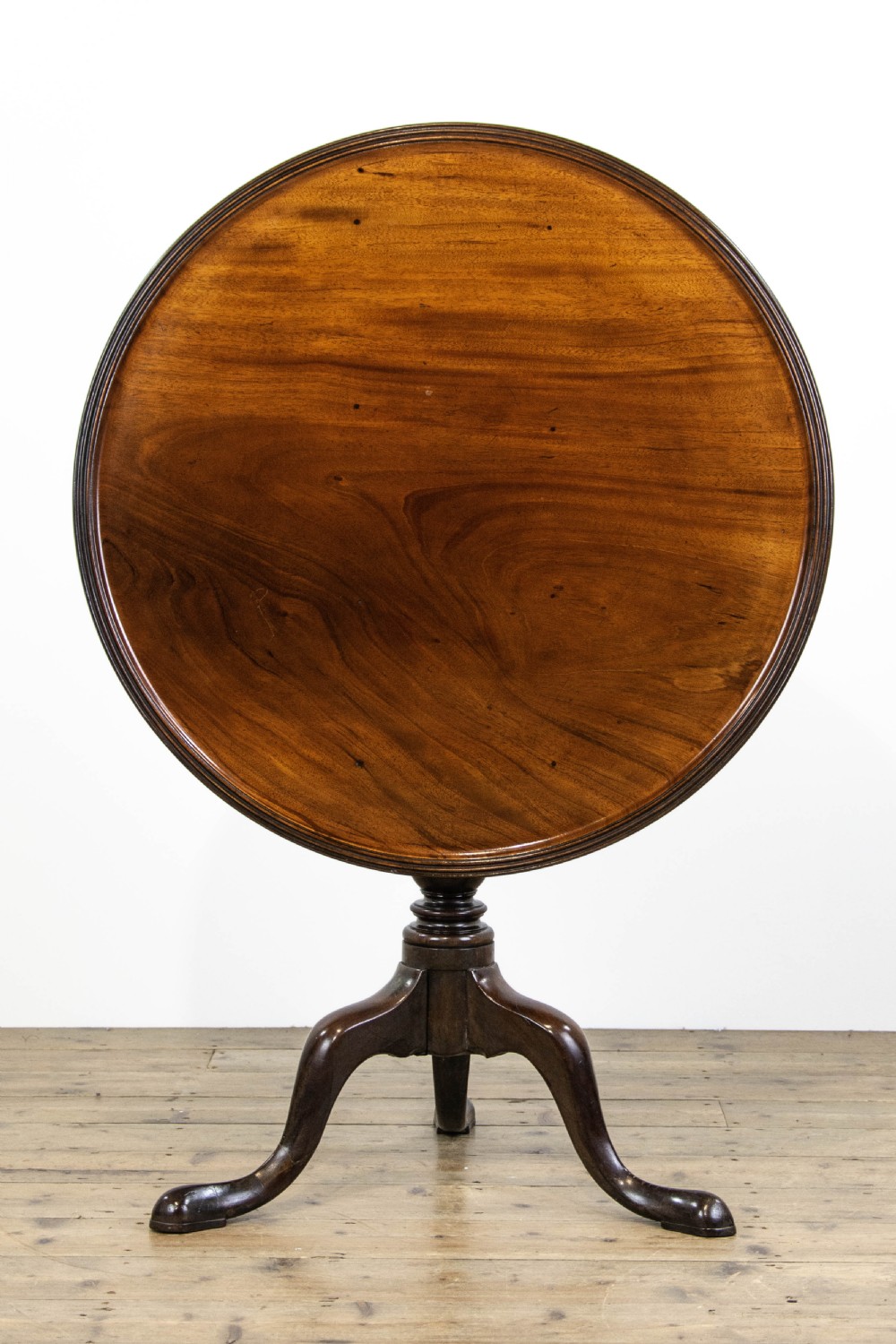 19th Century Mahogany Tilt Top Tripod Table View IV
