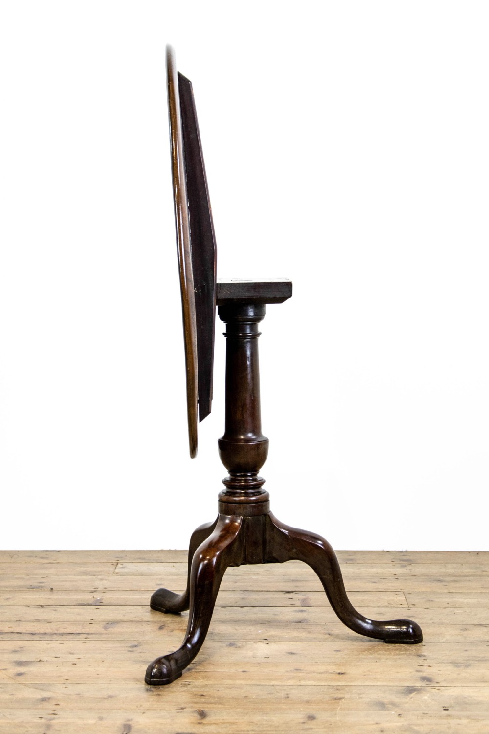 19th Century Mahogany Tilt Top Tripod Table View V