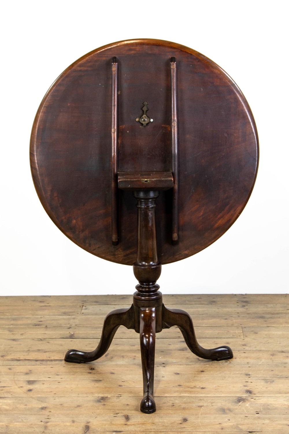 19th Century Mahogany Tilt Top Tripod Table View VI