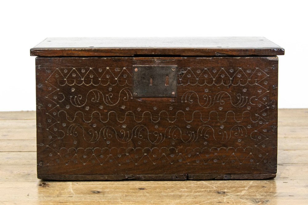17th Century Welsh Oak Box View VI
