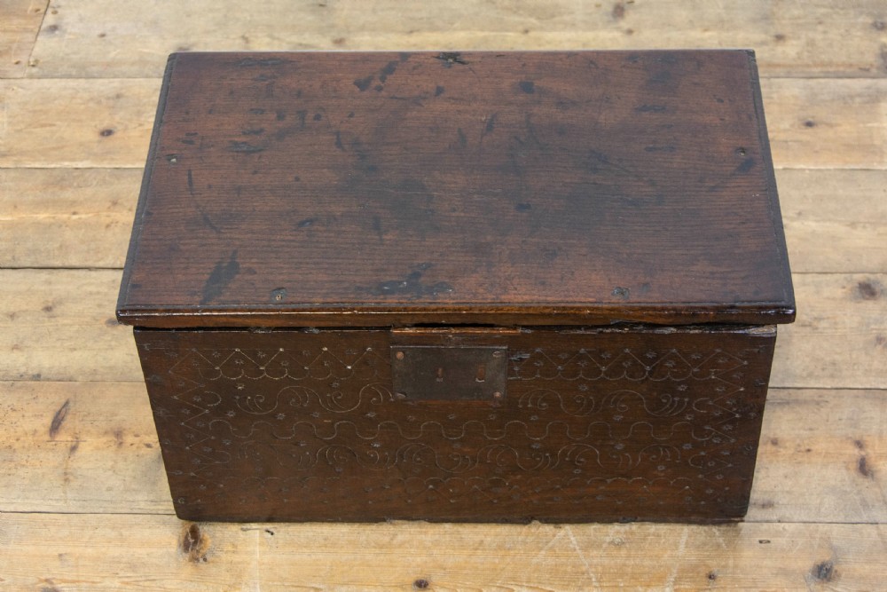 17th Century Welsh Oak Box View VII