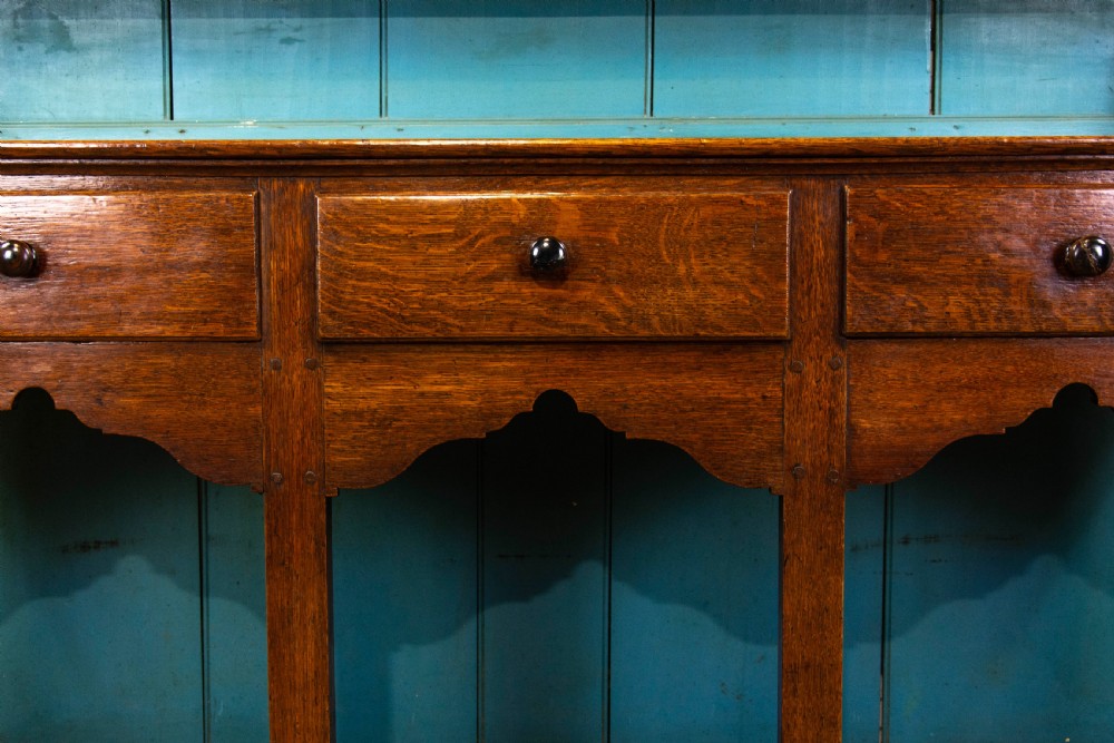 19th Century Oak Pot Board Dresser View III