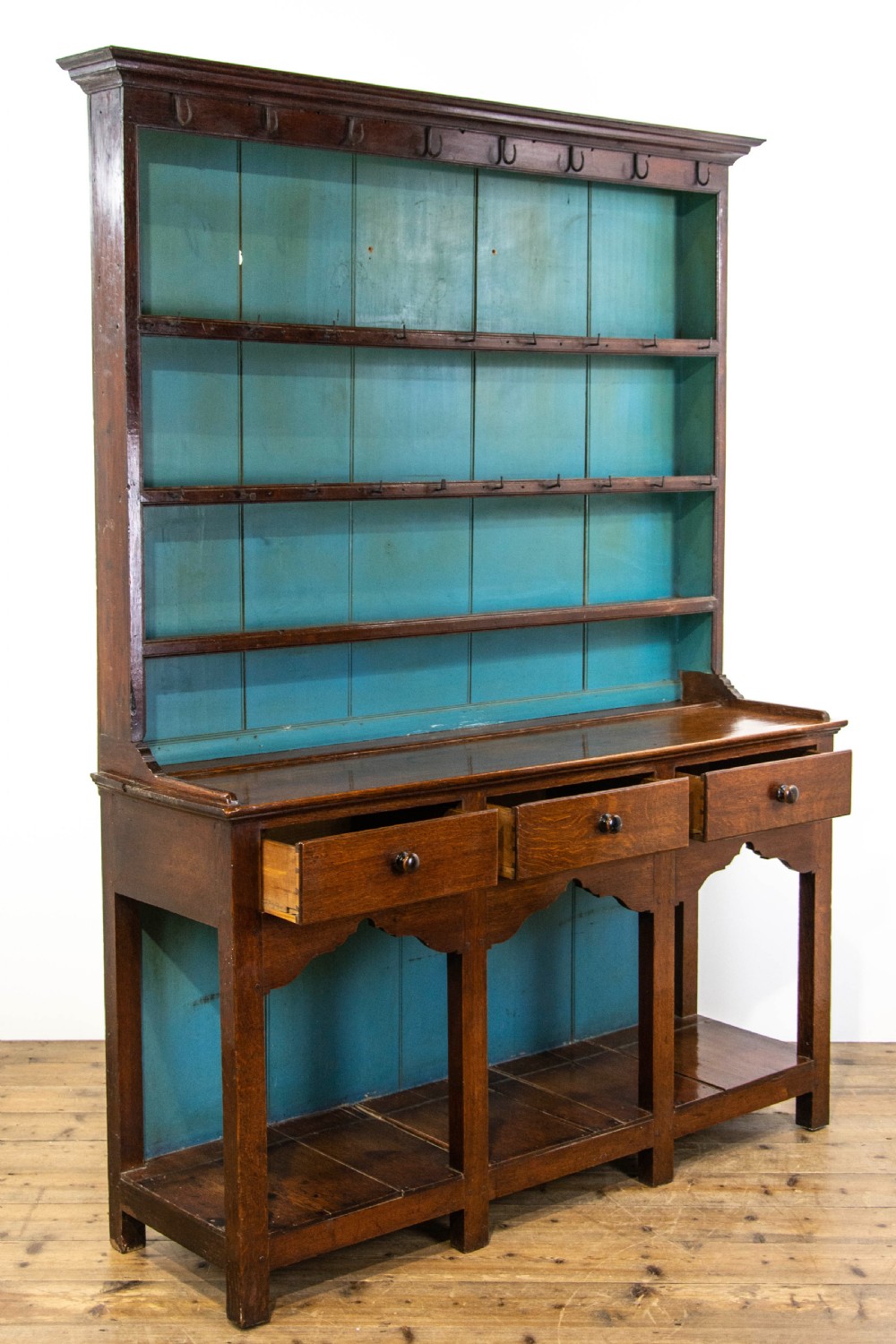 19th Century Oak Pot Board Dresser View VIII