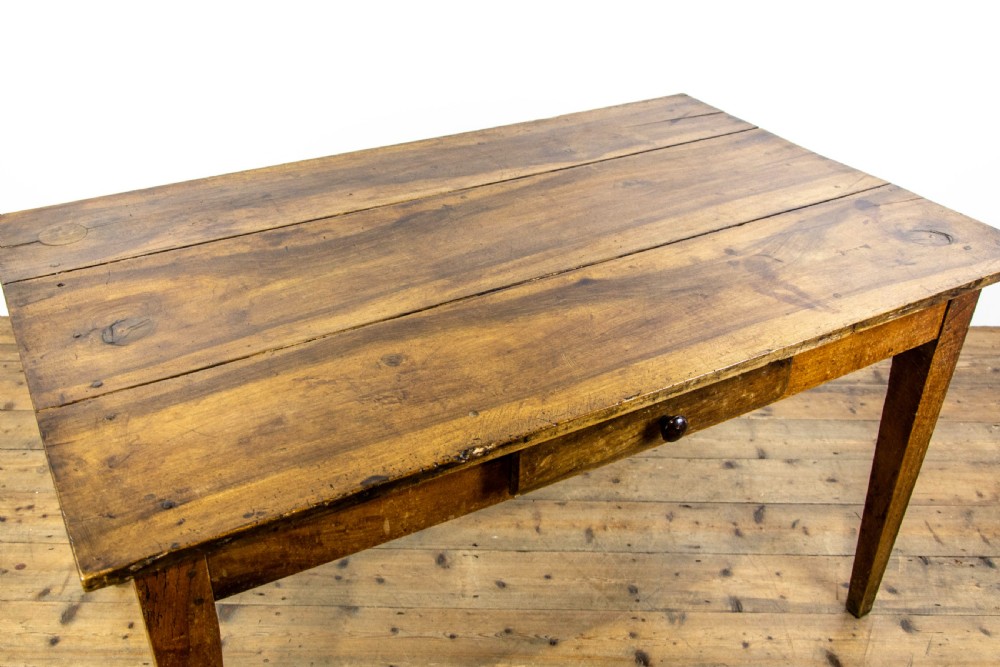 Rustic Pine Farmhouse Table View IV