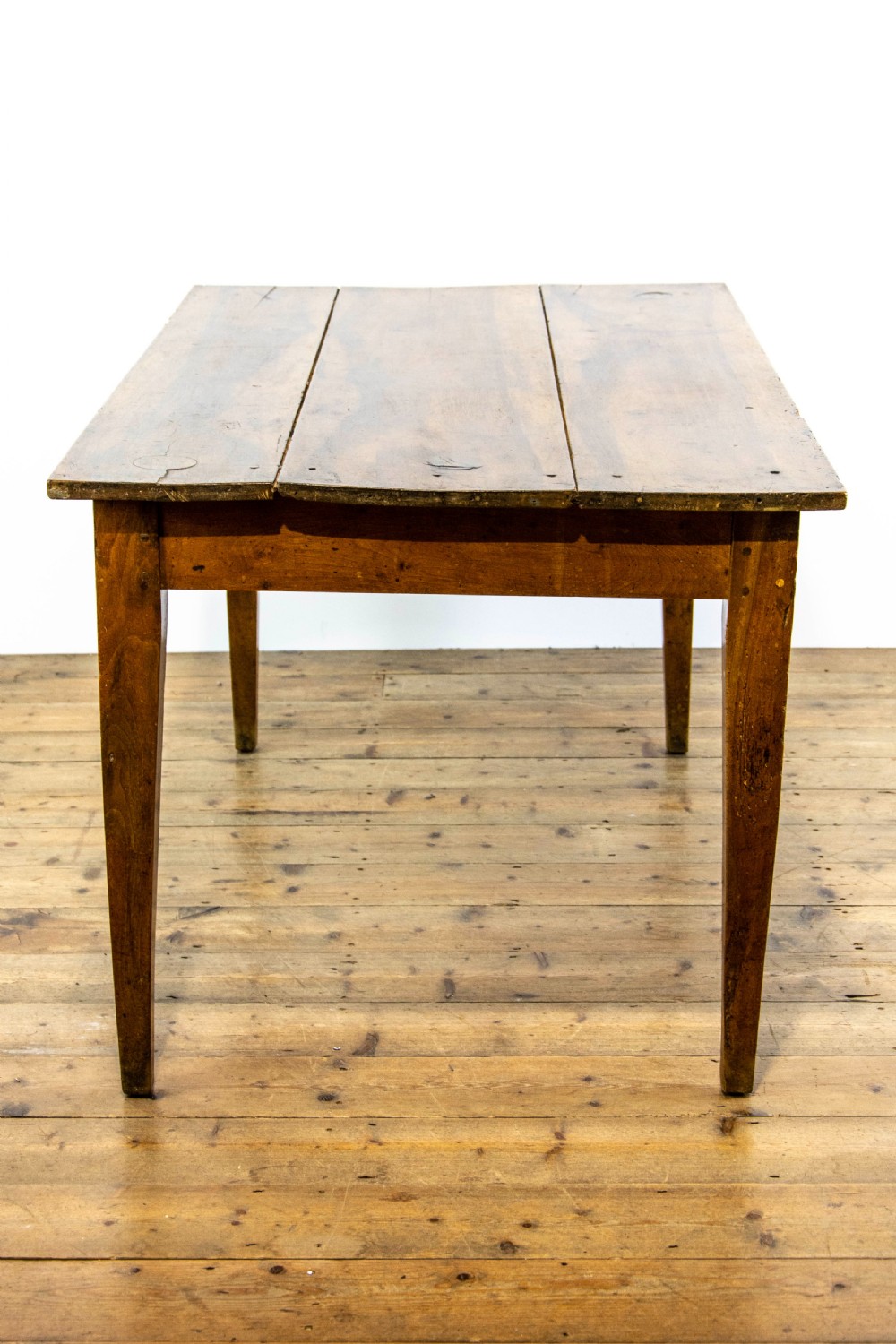 Rustic Pine Farmhouse Table View VI