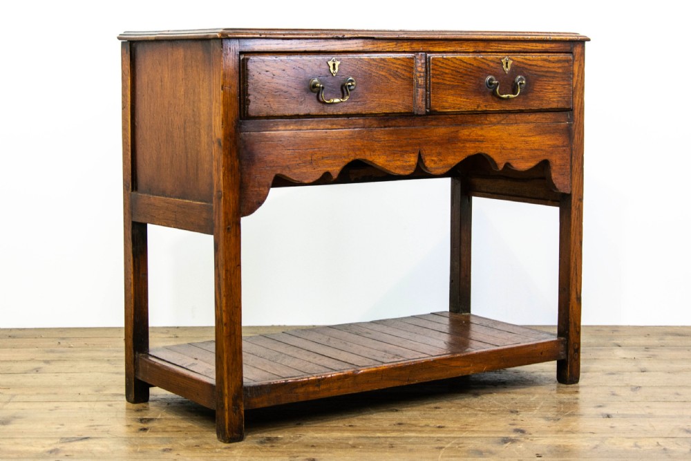 Antique Oak Sideboard with Drawers View III