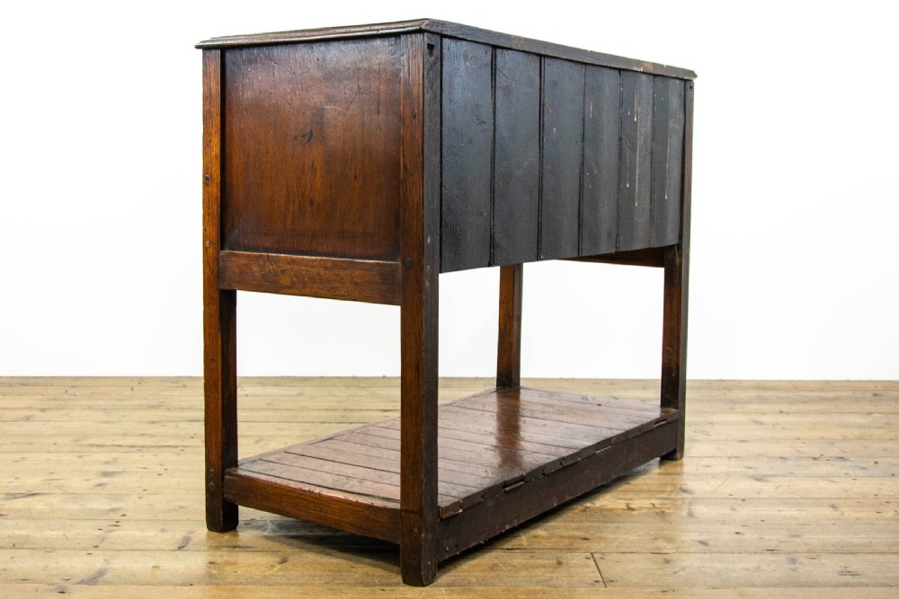 Antique Oak Sideboard with Drawers View VIII
