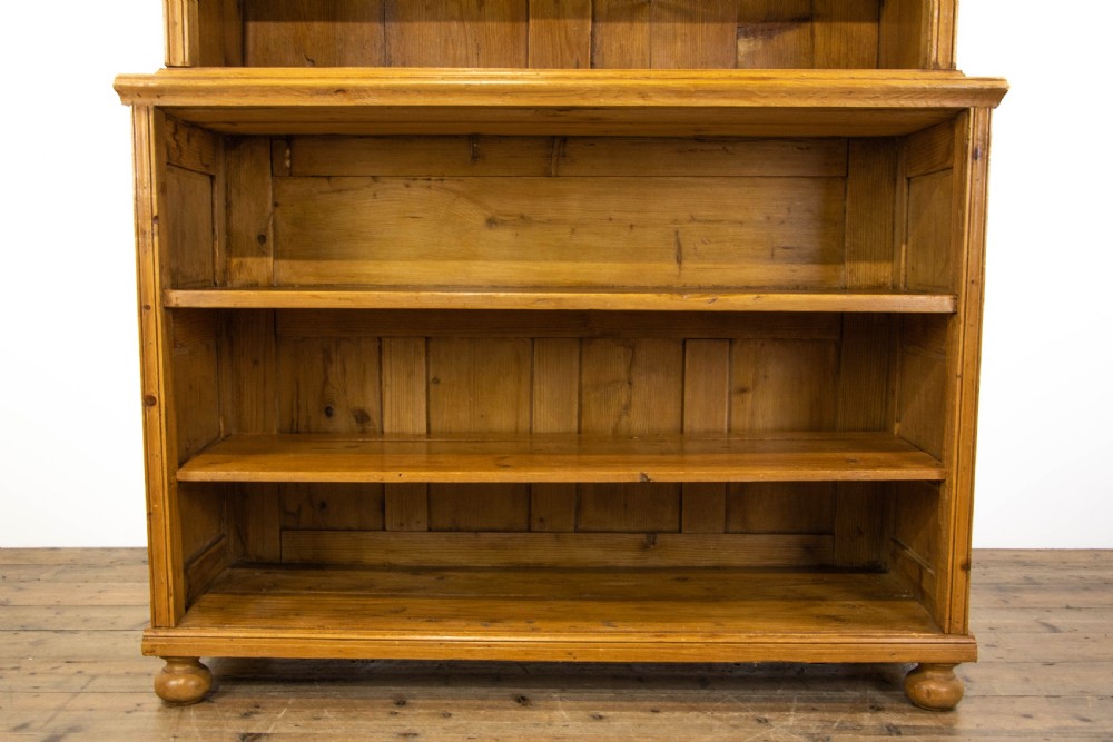 Large Antique Pine Bookcase  View IV