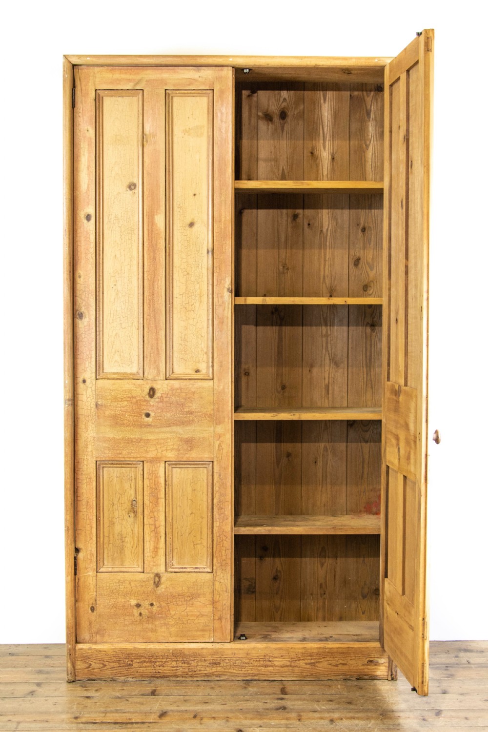 Antique Pine School Cupboard View II