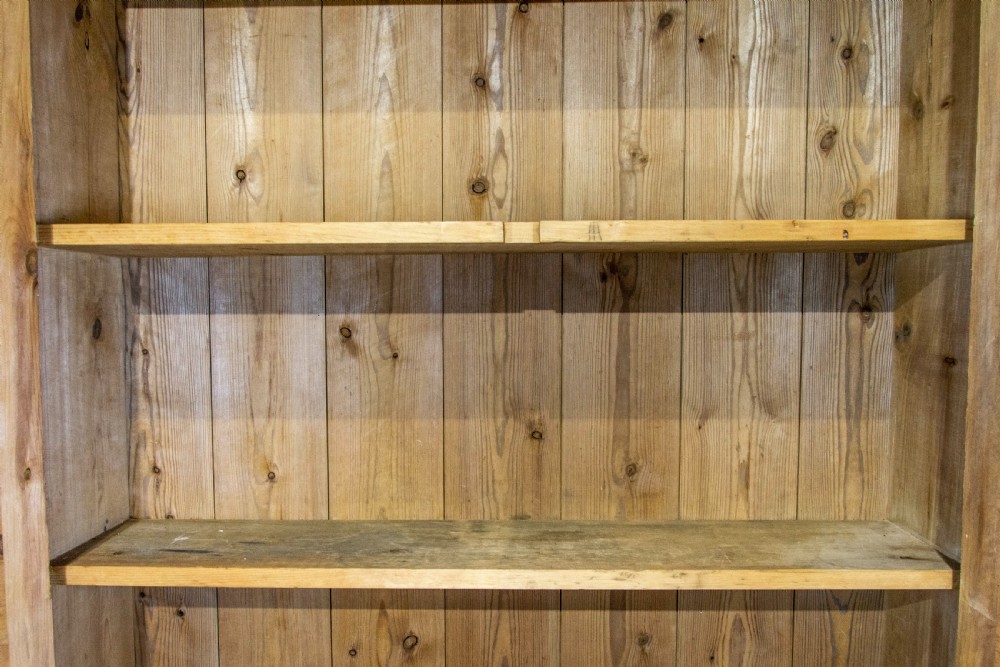 Antique Pine School Cupboard View IV