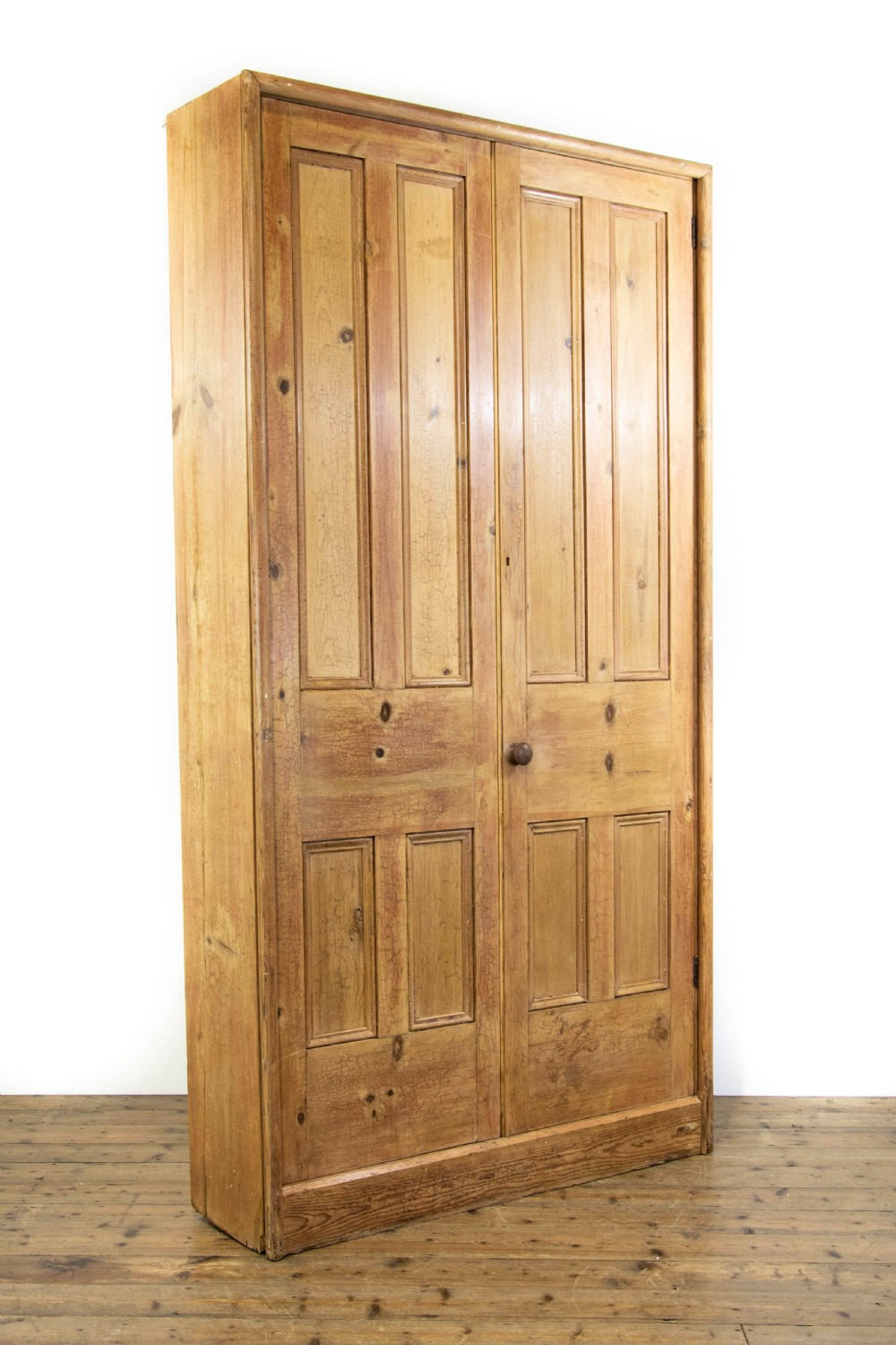 Antique Pine School Cupboard View VI