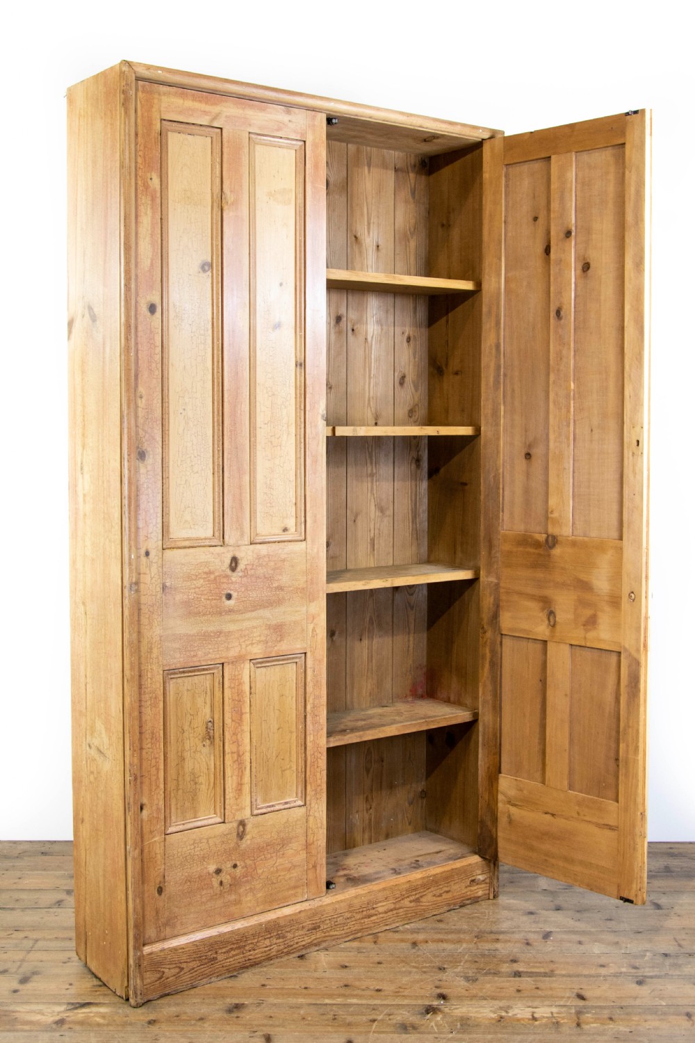 Antique Pine School Cupboard View VII