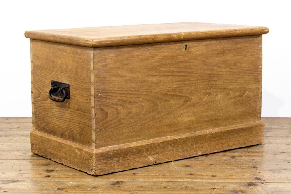 Antique Pine Blanket Box View IV