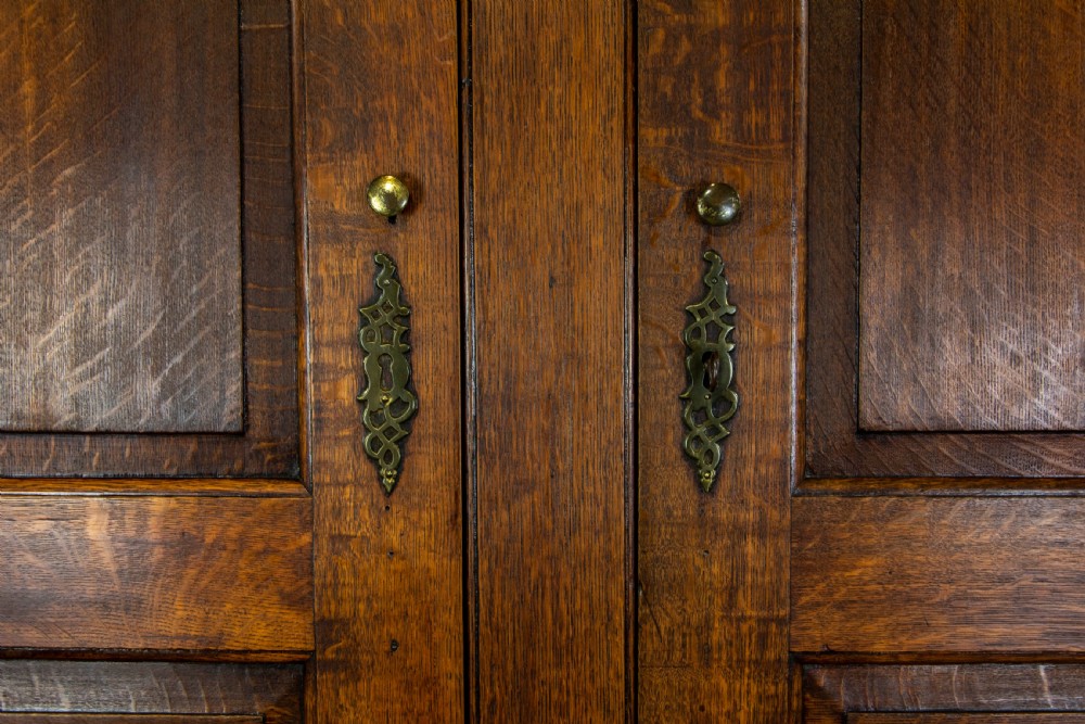 18th Century Oak Linen Press Housekeeper's Cupboard View VIII