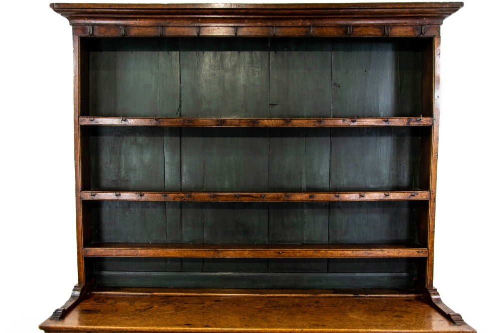 Early 19th Century Oak Pot Board Dresser View III