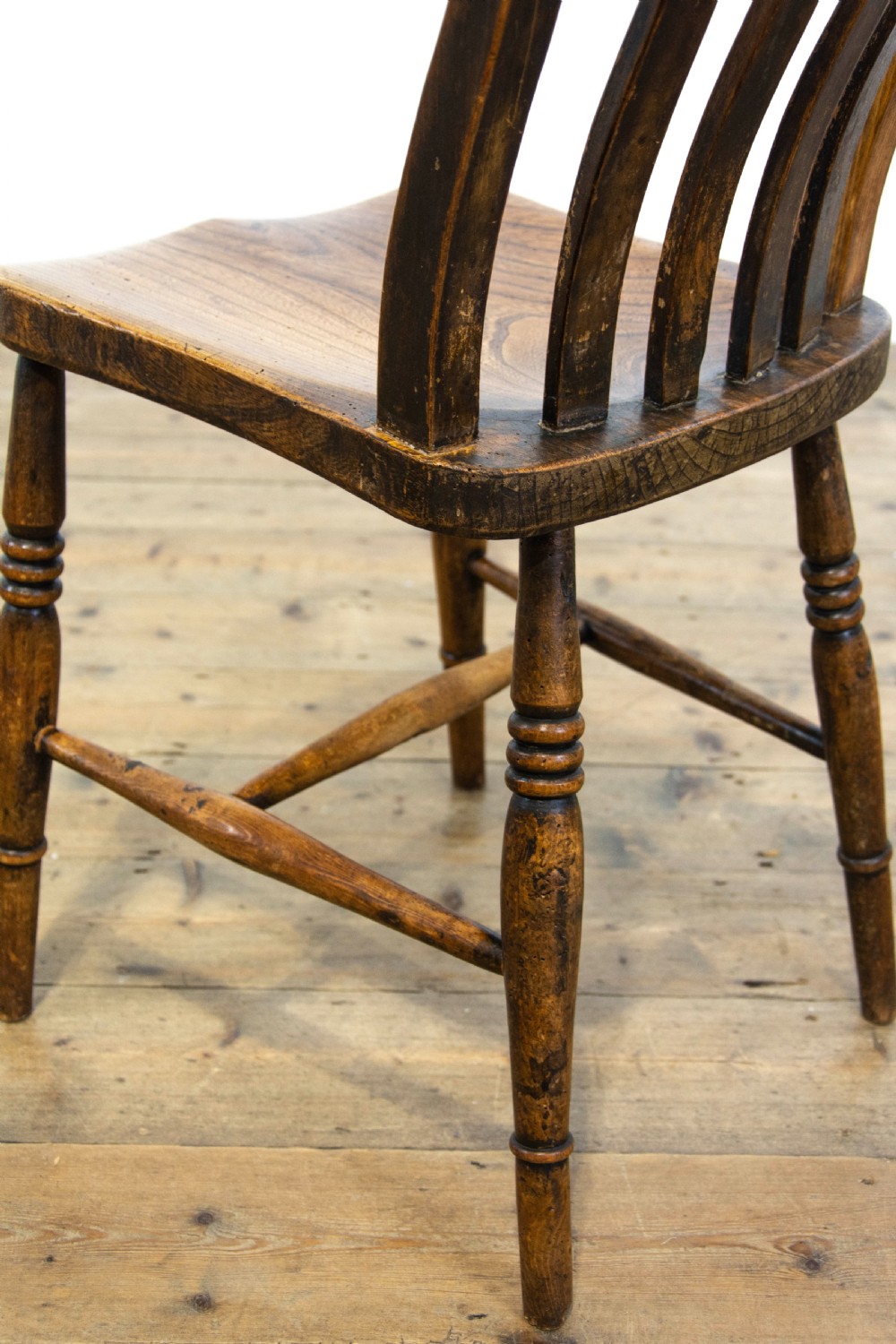 Set of Six Farmhouse Kitchen Chairs View IX