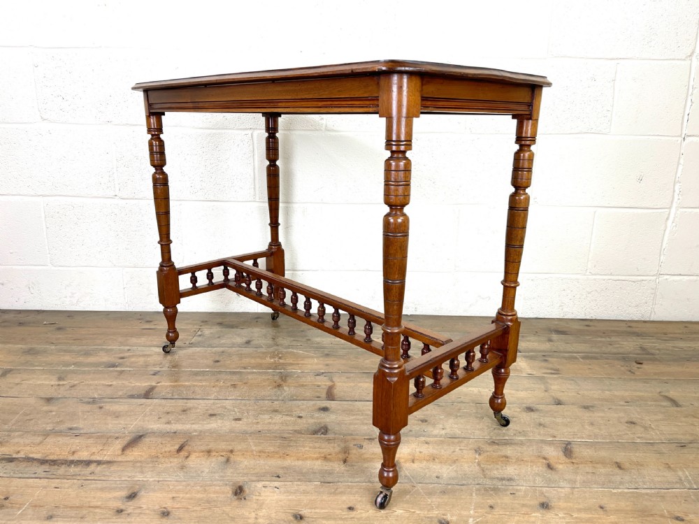 Antique Victorian Mahogany Side Table View VI