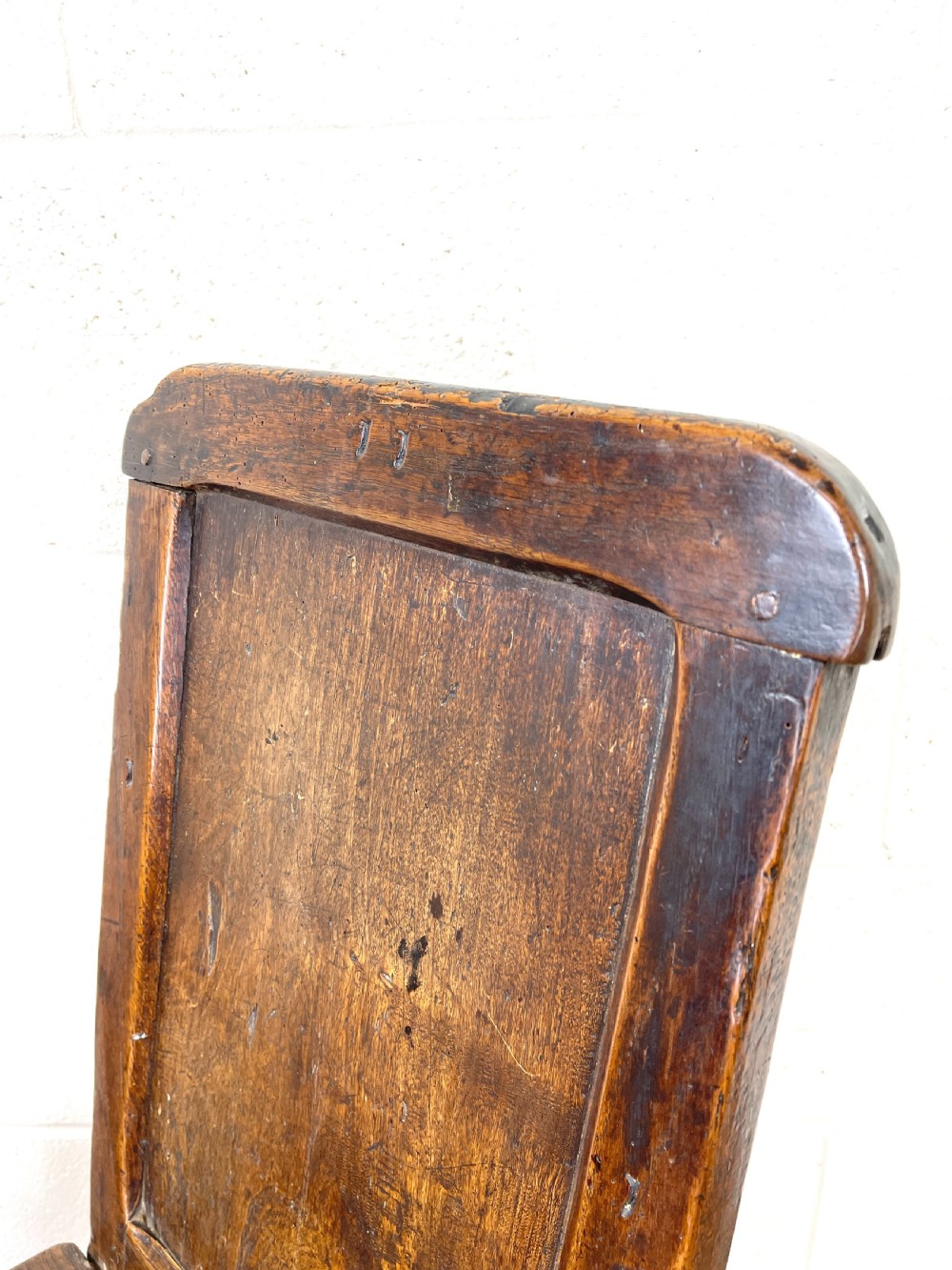 18th Century Antique Oak Side Chair View VII