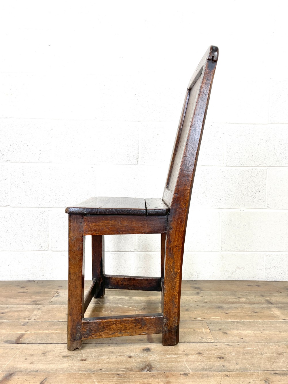18th Century Antique Oak Side Chair View IX