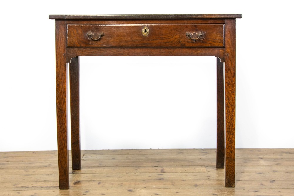 Antique Oak Lowboy Side Table View II