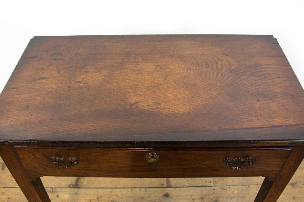 Antique Oak Lowboy Side Table View III