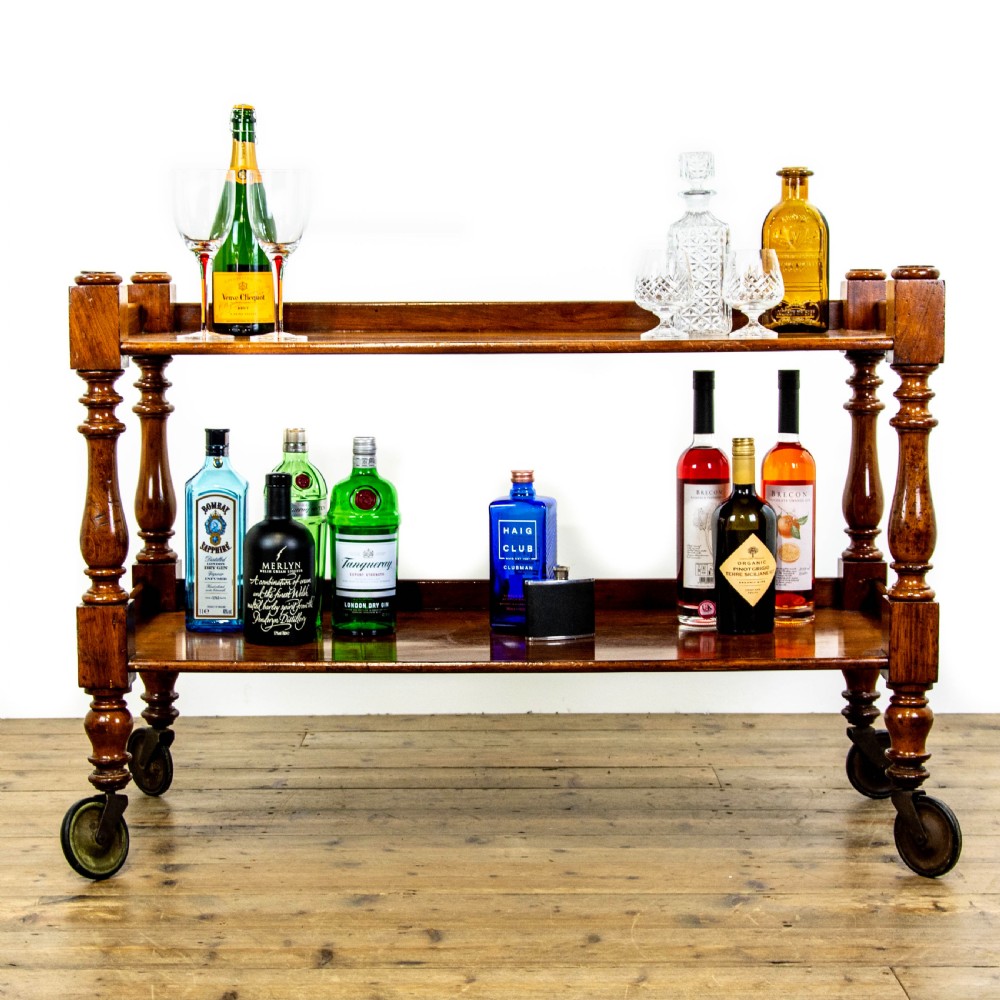 Victorian Two Tier Drinks Trolley View II