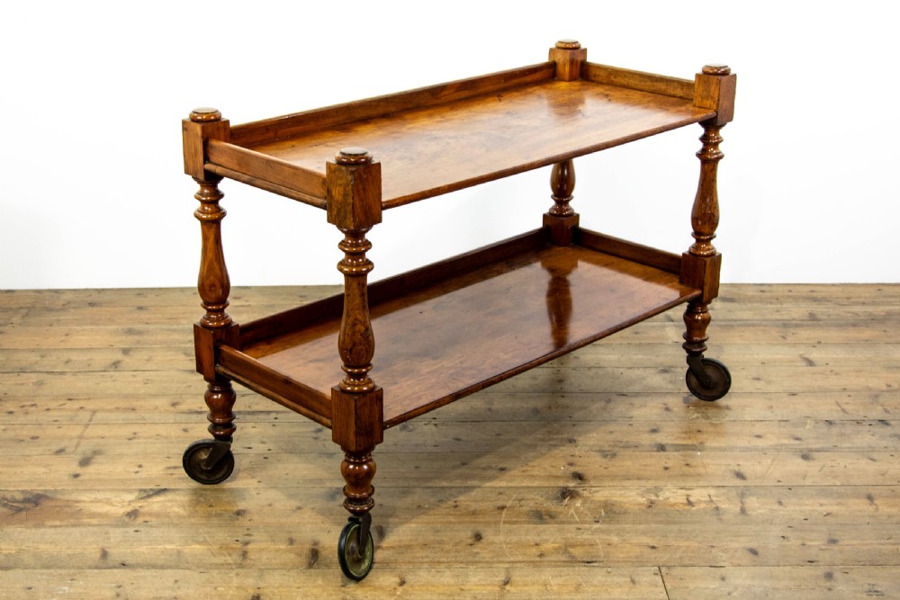 Victorian Two Tier Drinks Trolley View VII