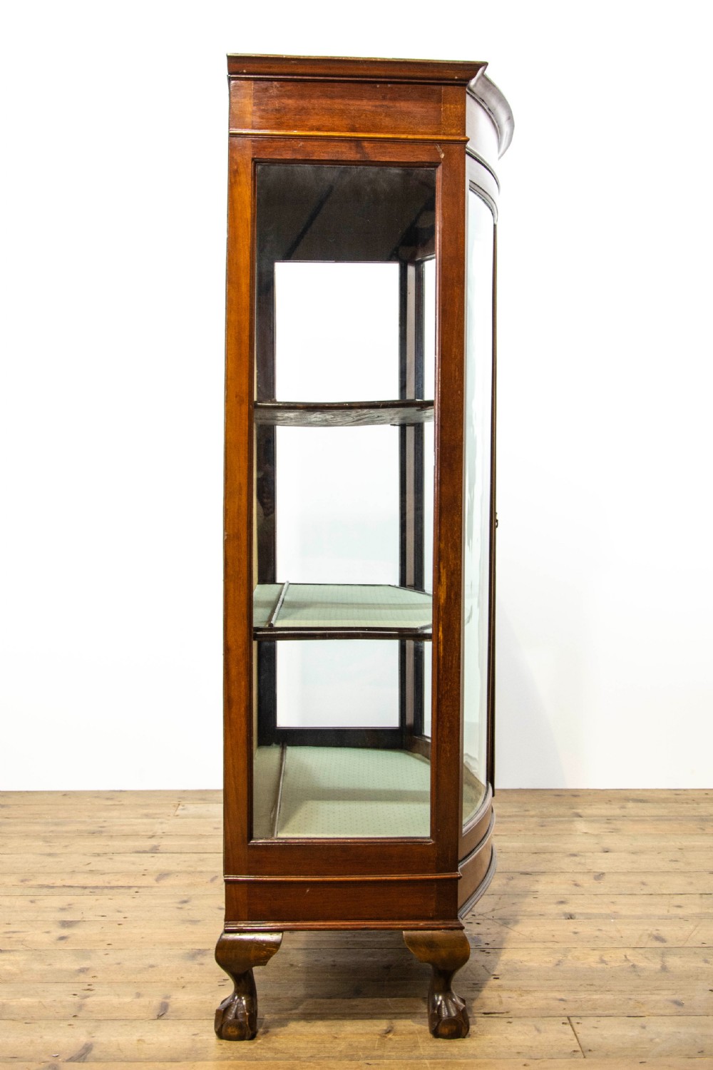 Edwardian Mahogany Inlaid Glass Display Cabinet View VII