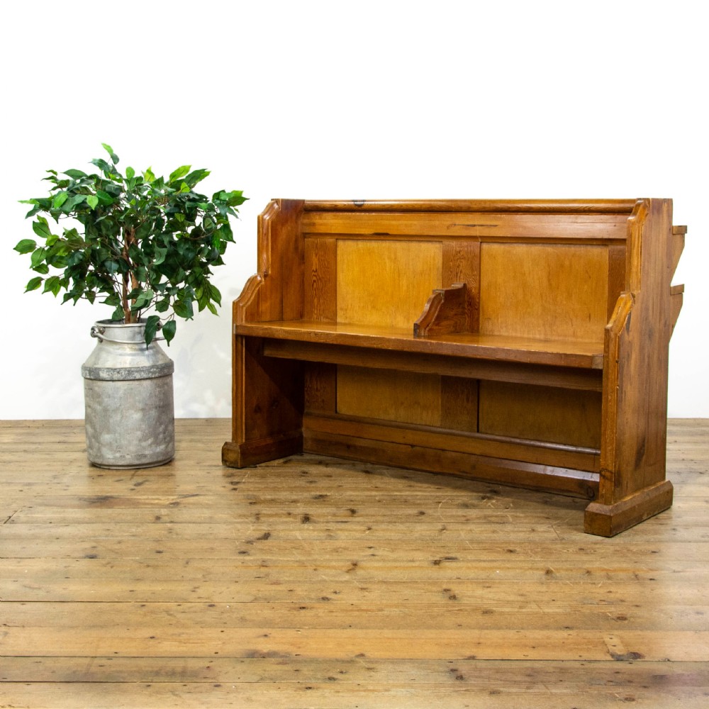 Antique Pine Church Pew View II