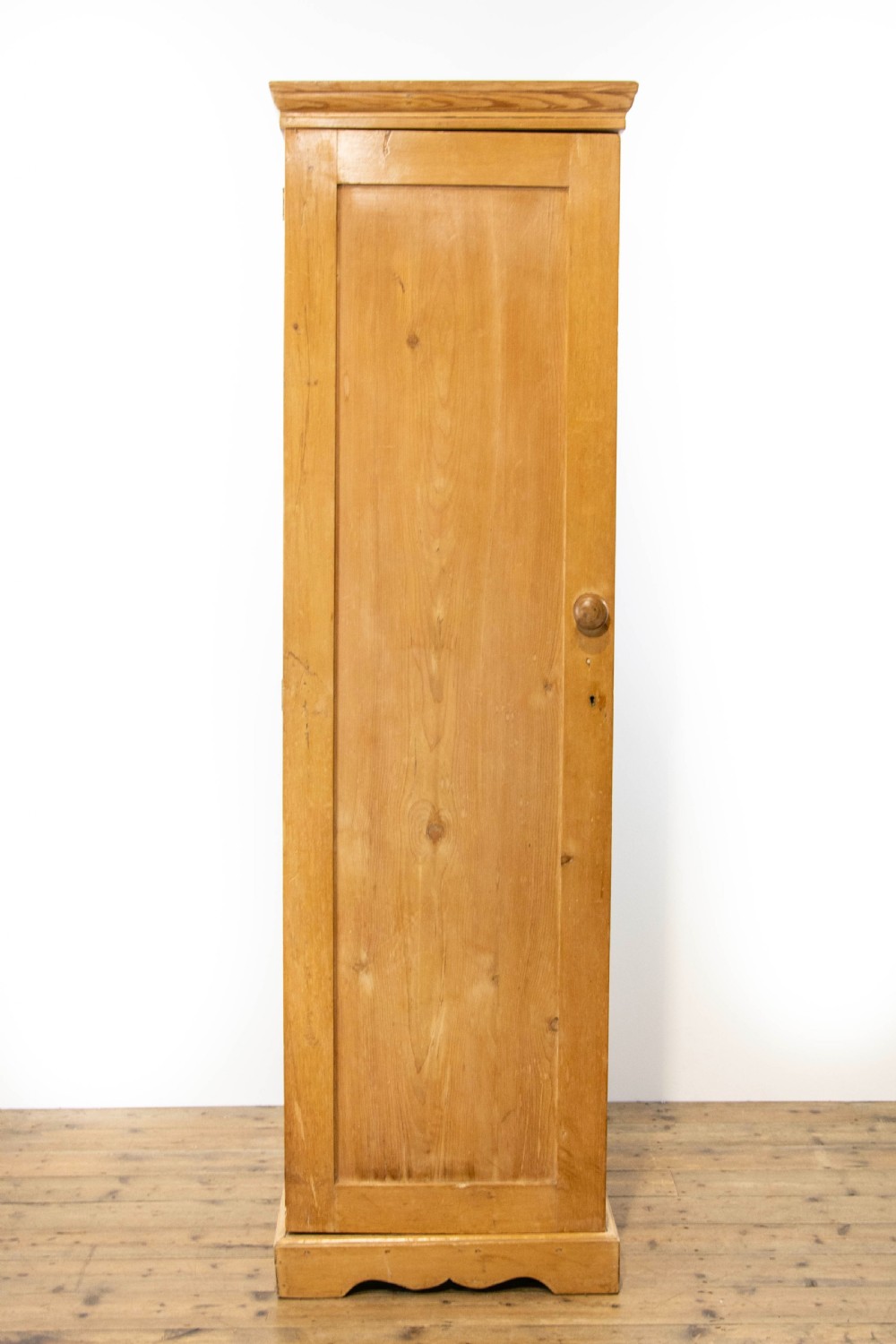 Antique Pine Single Door Wardrobe View III