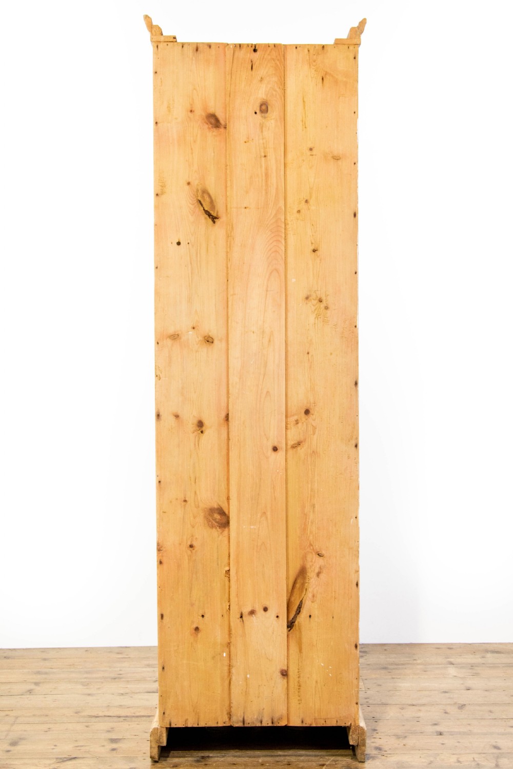 Antique Pine Single Door Wardrobe View VII
