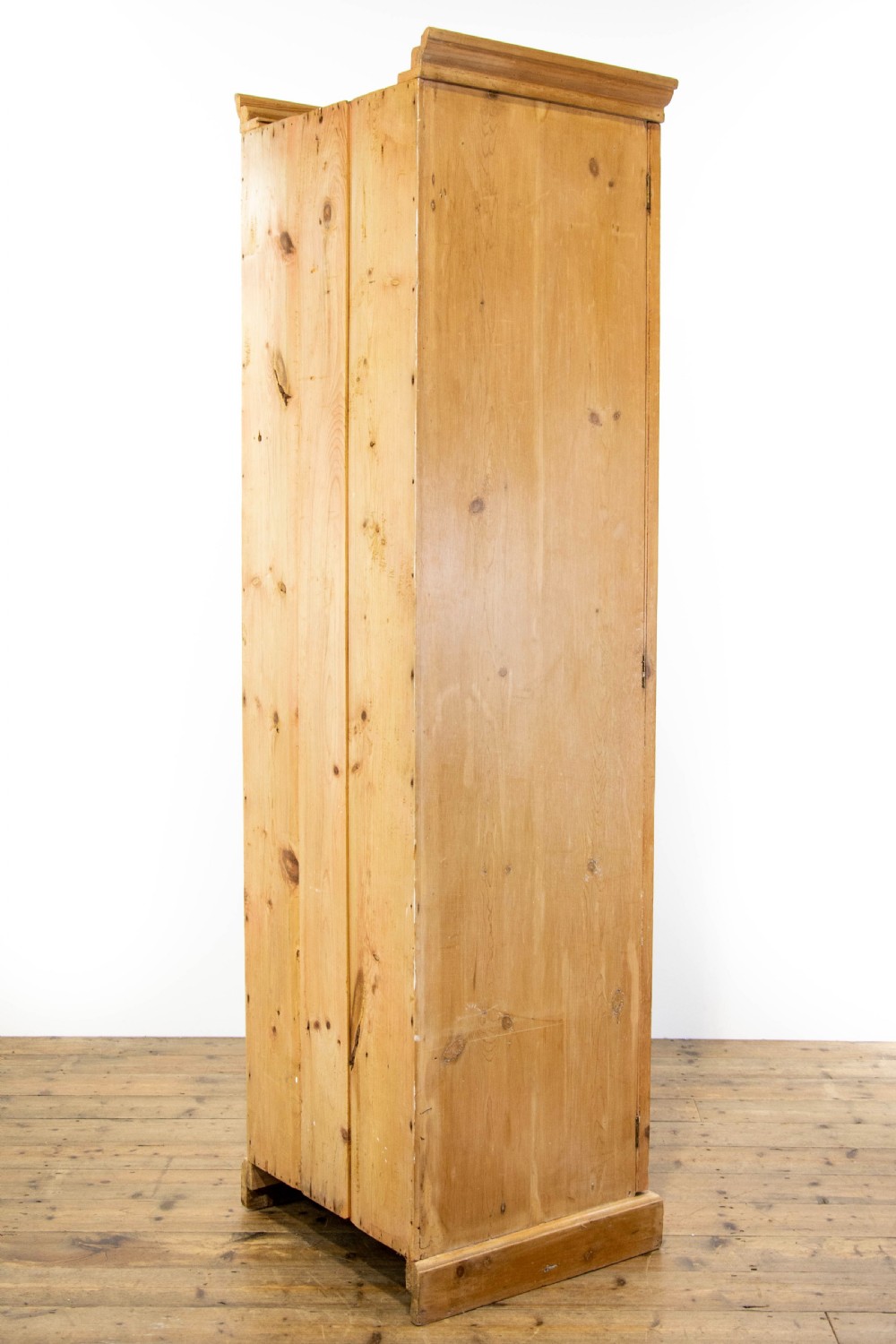 Antique Pine Single Door Wardrobe View VIII