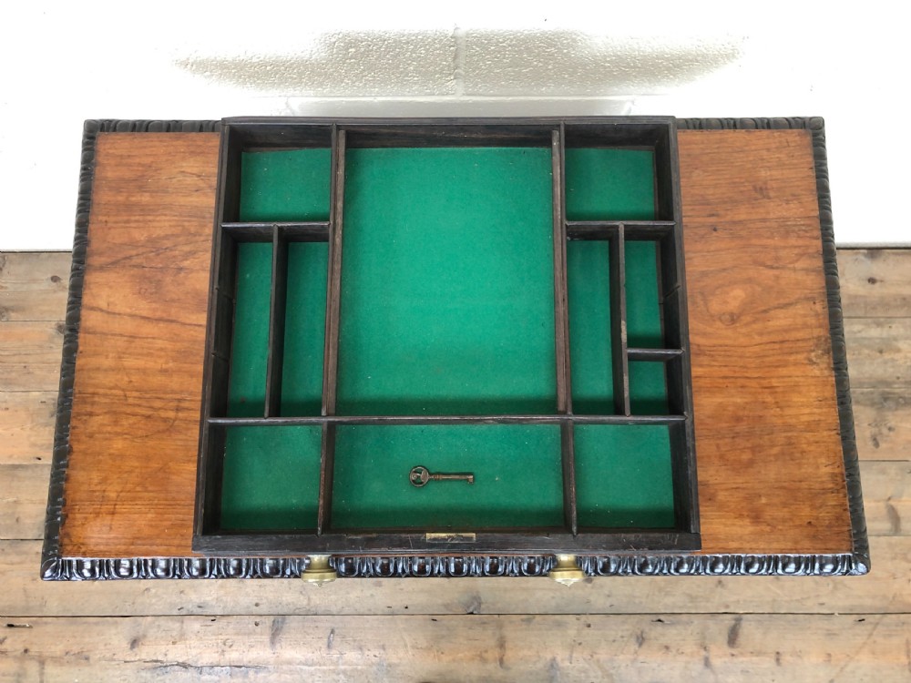 19th Century Antique Padauk Side Table View II