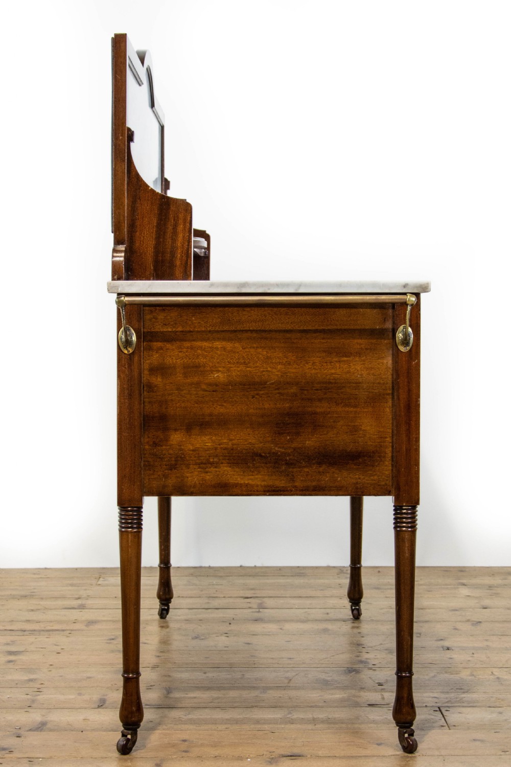 Antique Mahogany Washstand with Marble Top View IX