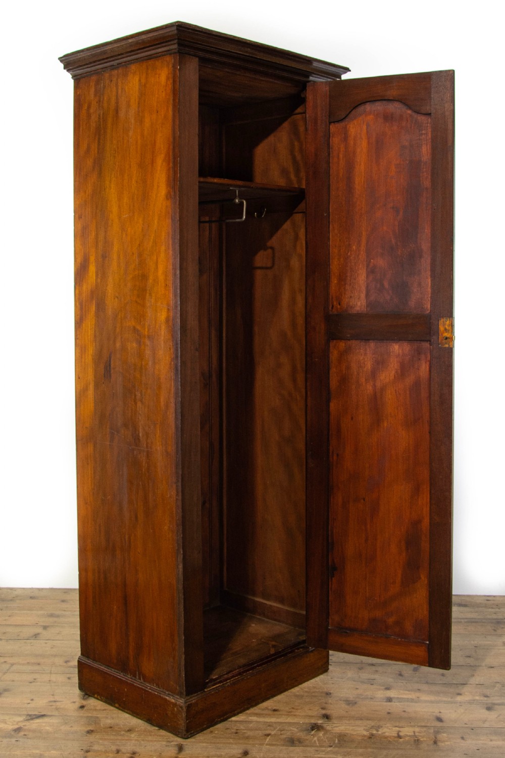 Antique Single Door Mahogany Wardrobe View VI