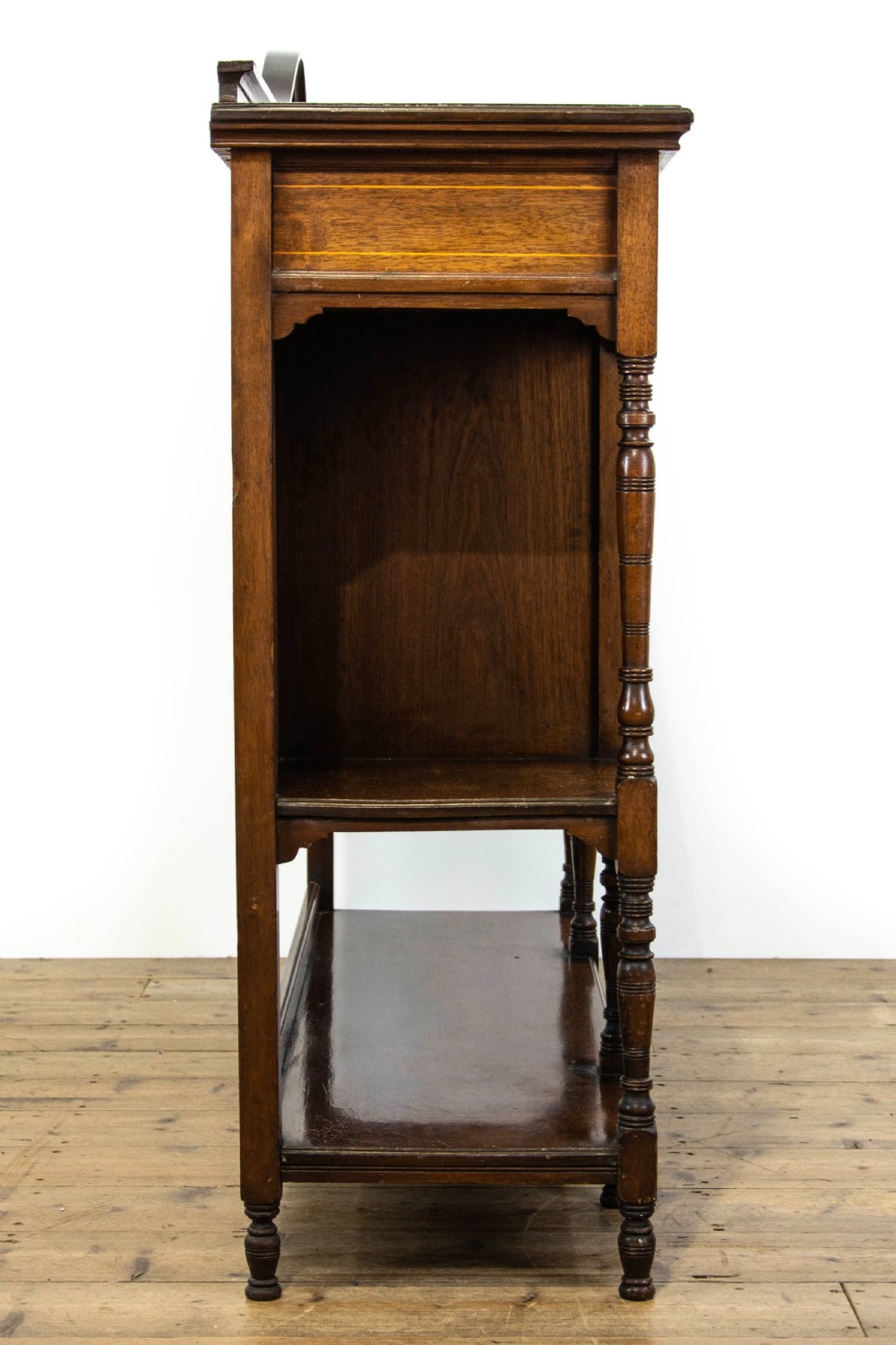 Edwardian Mahogany Marquetry Side Cabinet View VII