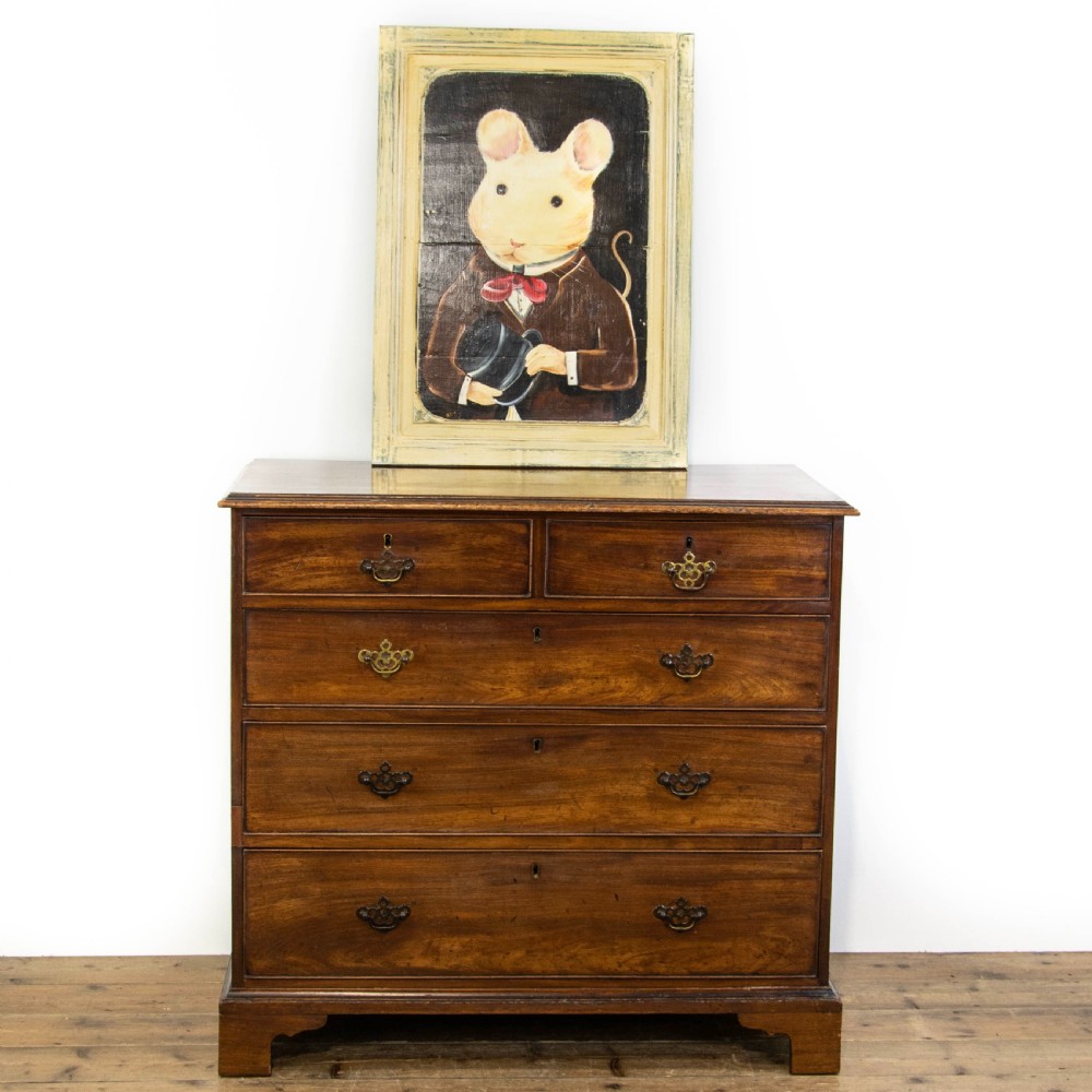 Antique Georgian Mahogany Chest of Drawers