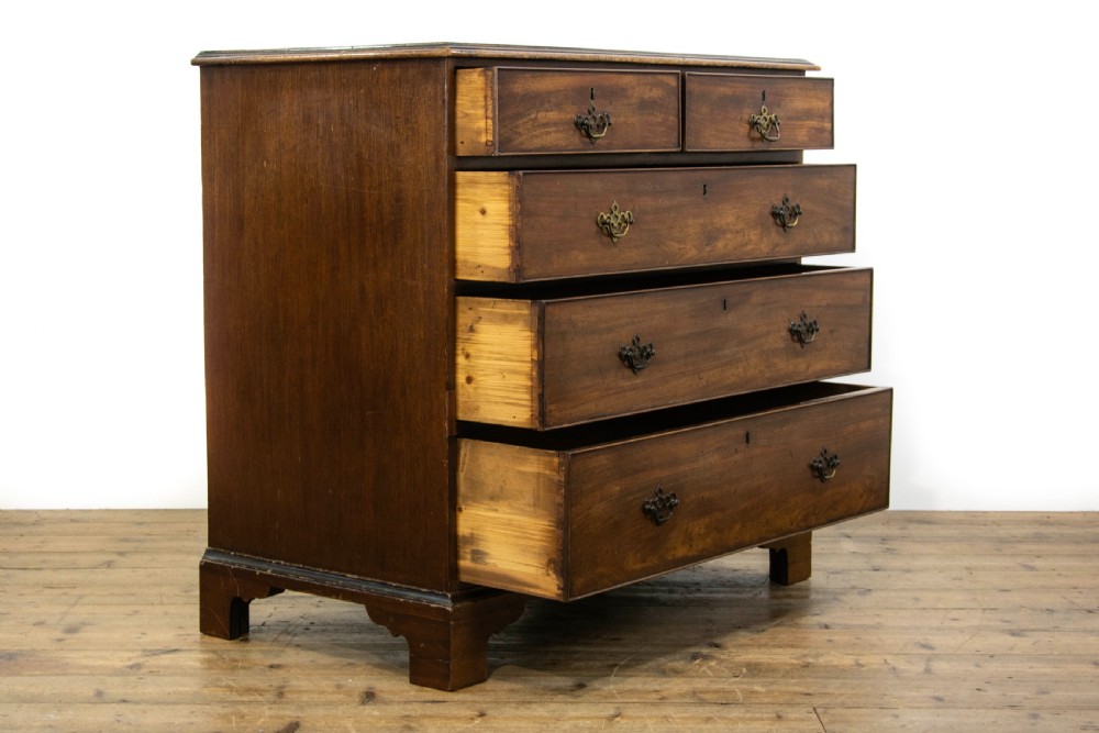 Antique Georgian Mahogany Chest of Drawers View VI