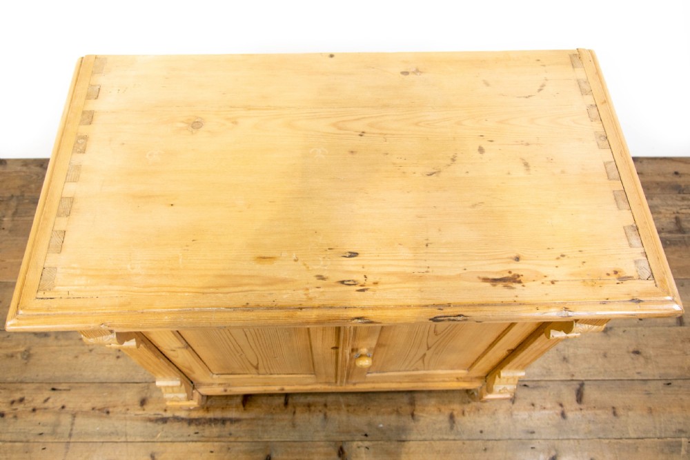Antique Pine Two Door Cupboard View IV