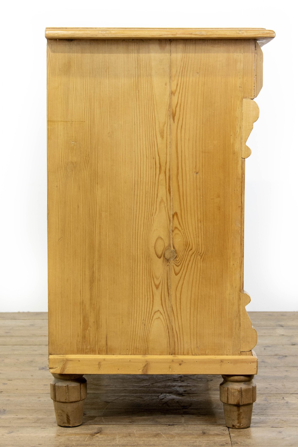 Antique Pine Two Door Cupboard View IX