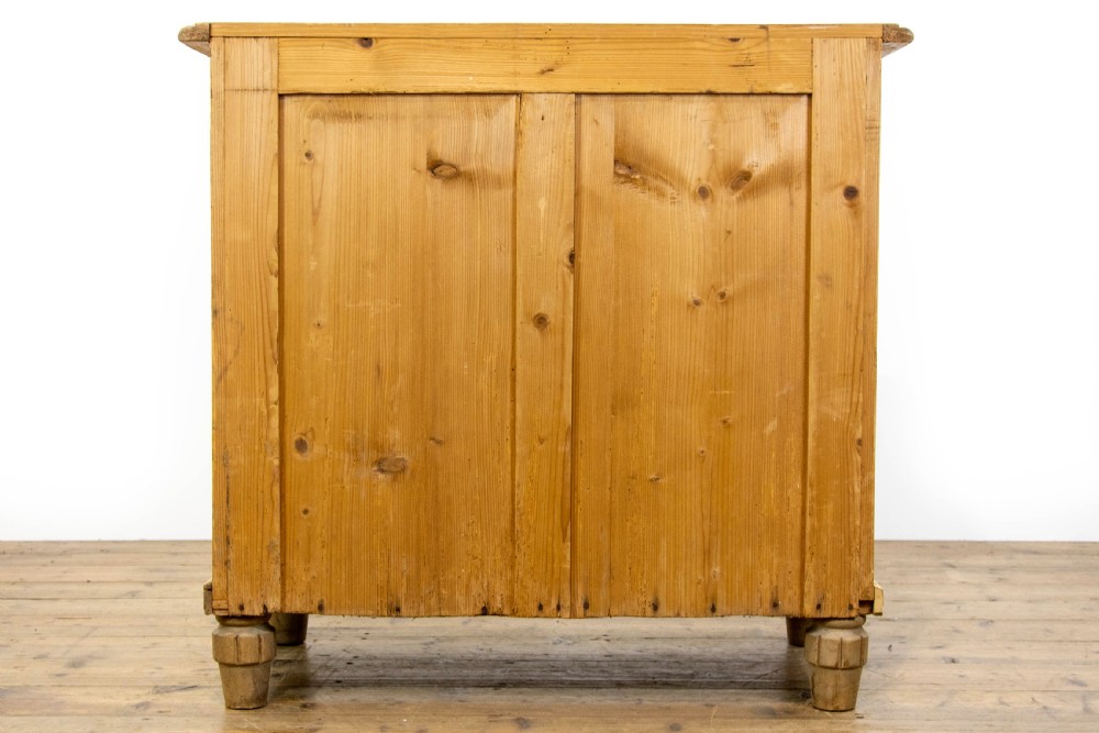 Antique Pine Two Door Cupboard View X