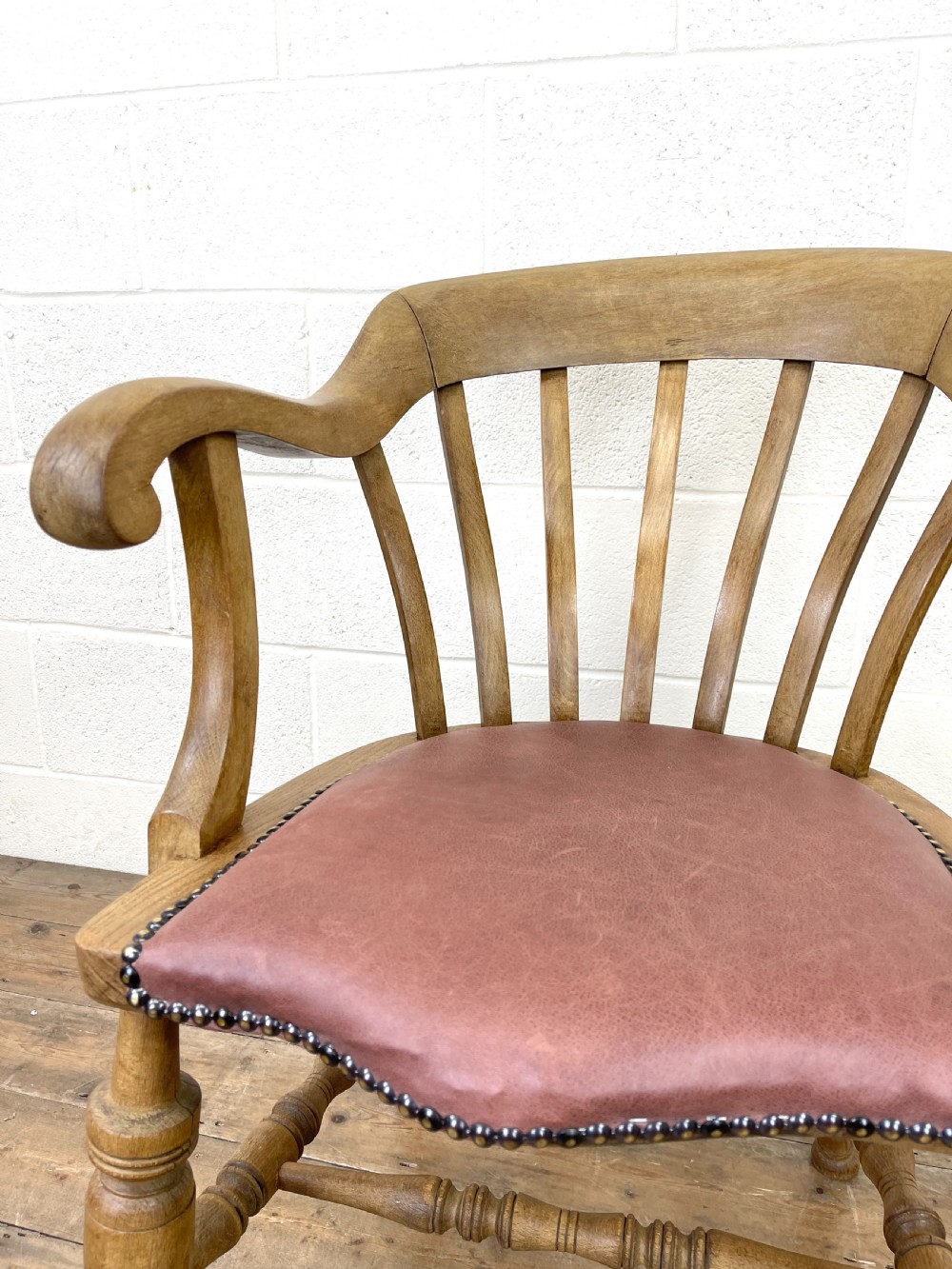 Antique Beech Gentleman’s Tub Chair View VI