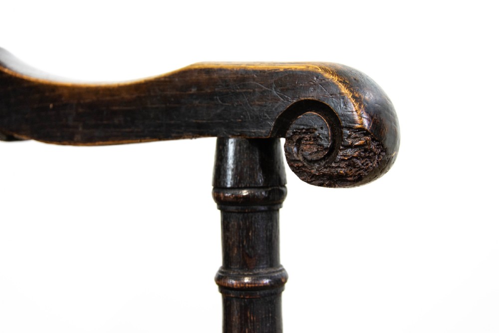Antique English Oak Wainscot Chair View IX