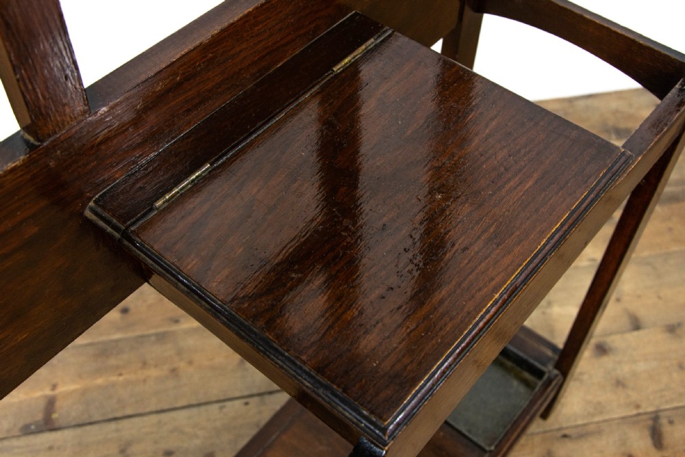 Early 20th Century Oak Hall Stand with Mirror View IV