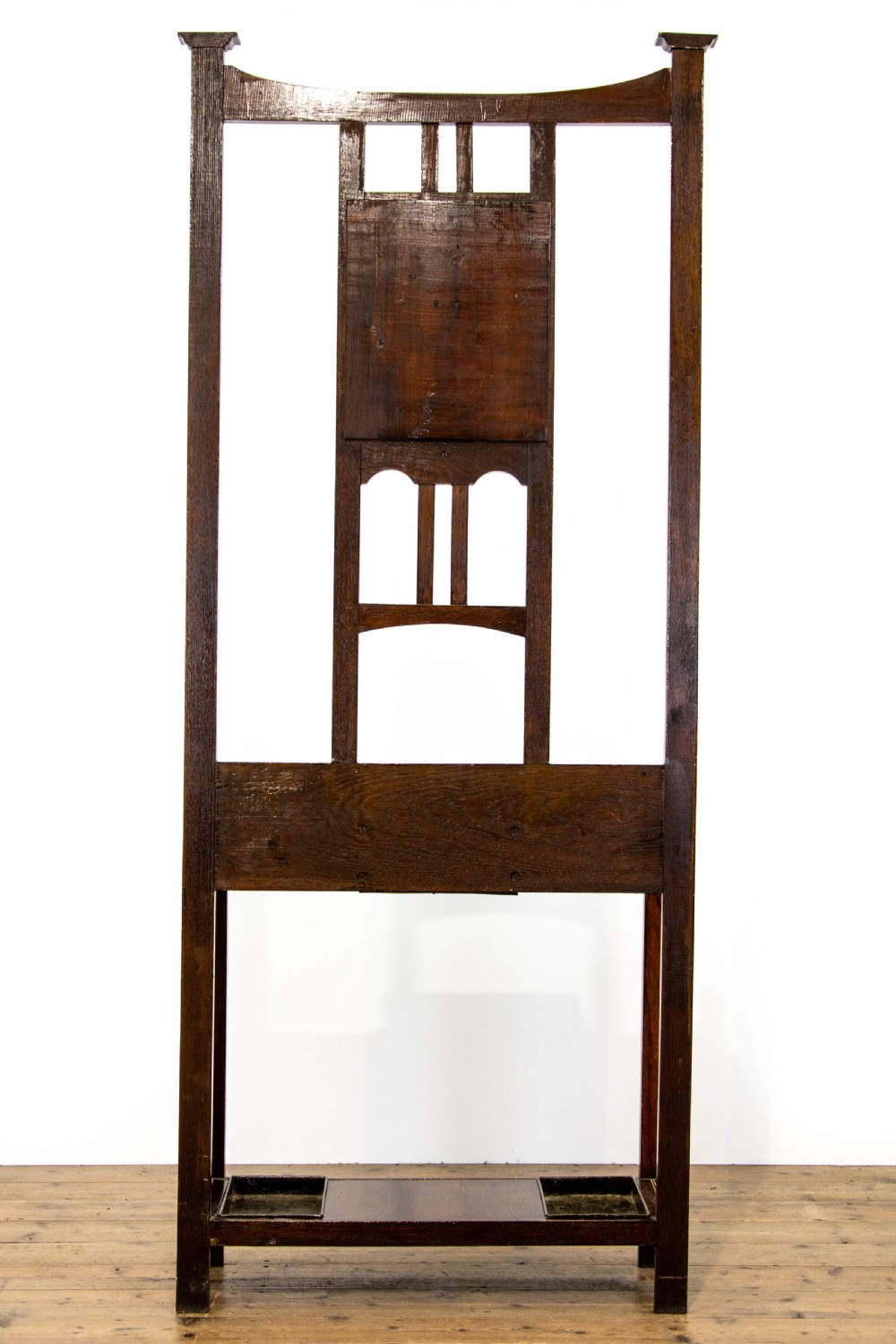 Early 20th Century Oak Hall Stand with Mirror View IX