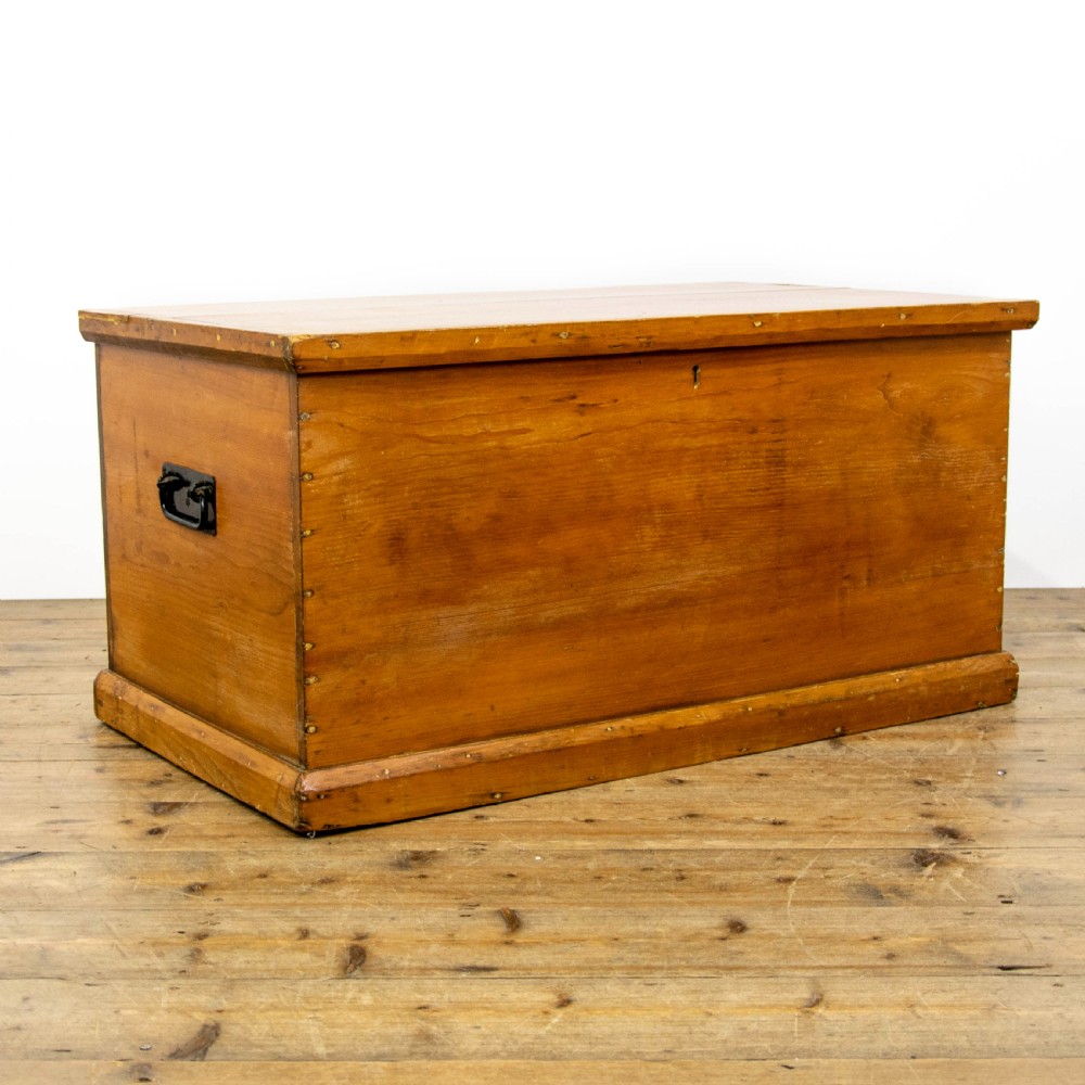 Antique Pine Trunk or Blanket Box