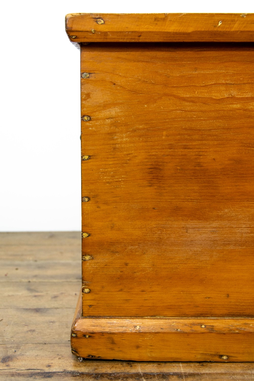 Antique Pine Trunk or Blanket Box View V