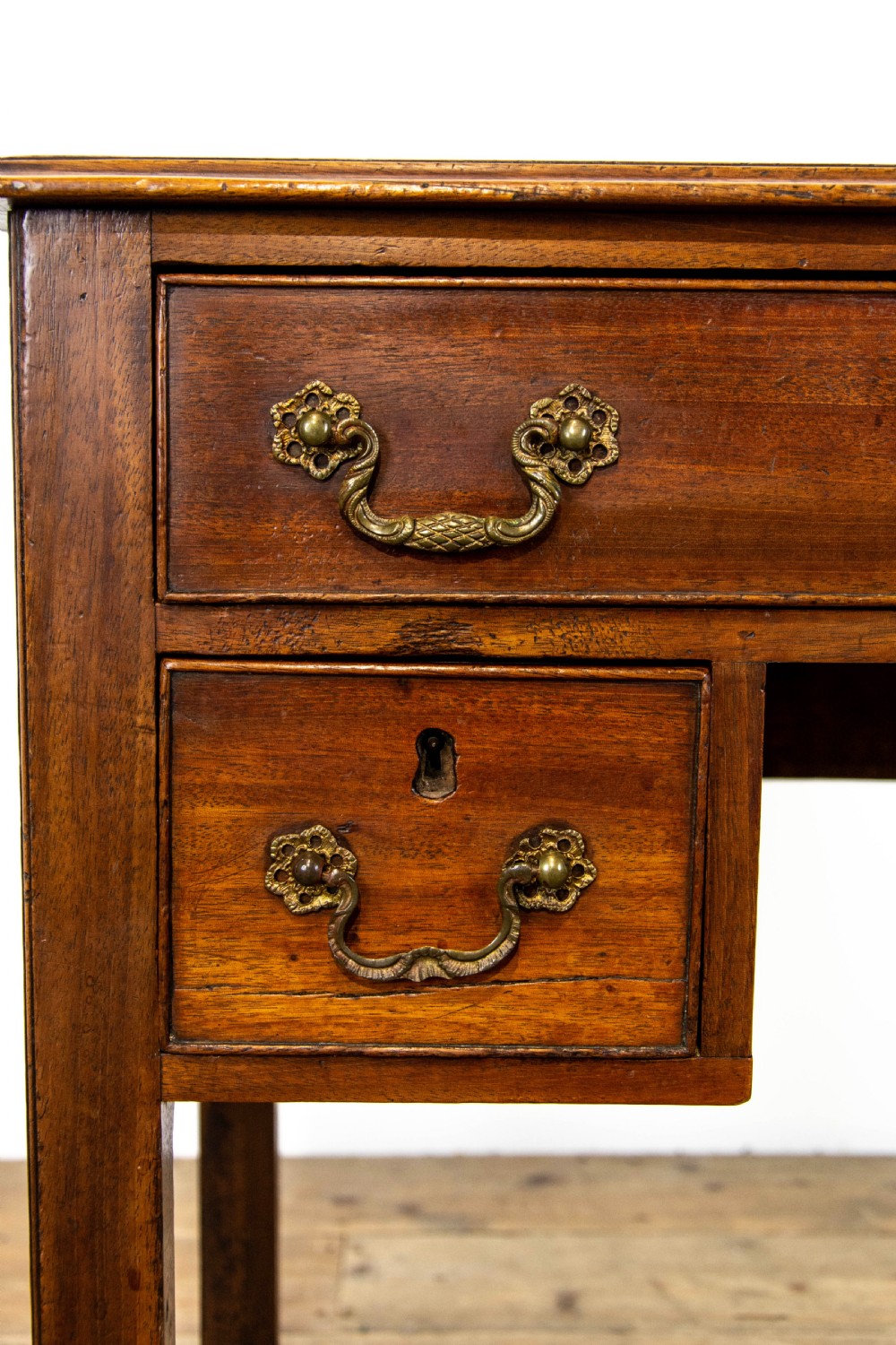 Antique Georgian Mahogany Lowboy Table View IV